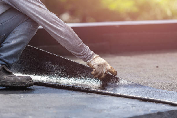 Professional Exterior Waterproofing technician working in Brice, OH